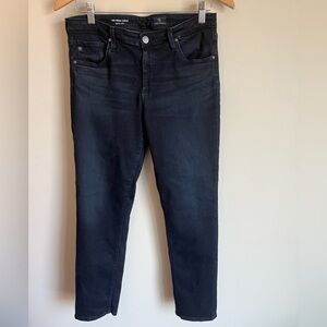 AG Adriano Goldschmied The Prima Ankle Denim Jeans 91% Cotton Dark Wash Size 31